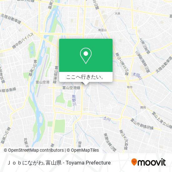 Ｊｏｂにながわ地図