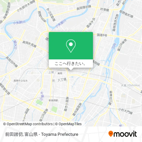 前田踏切地図