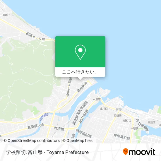学校踏切地図