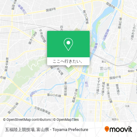 五福陸上競技場地図
