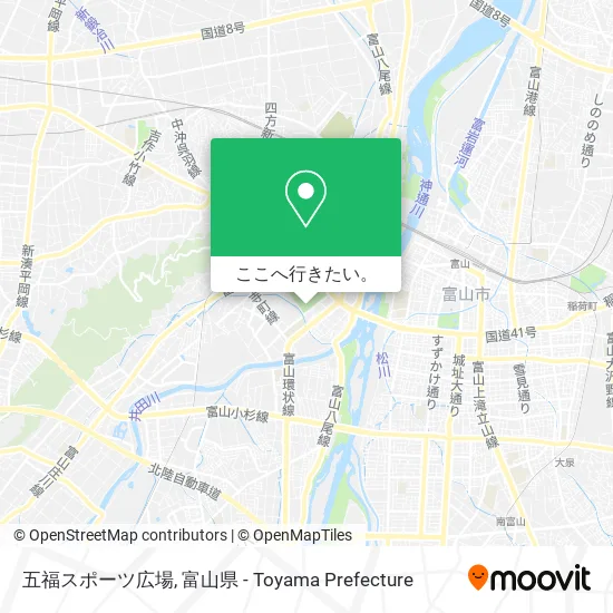 五福スポーツ広場地図