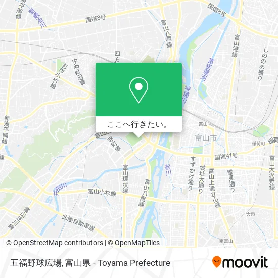 五福野球広場地図