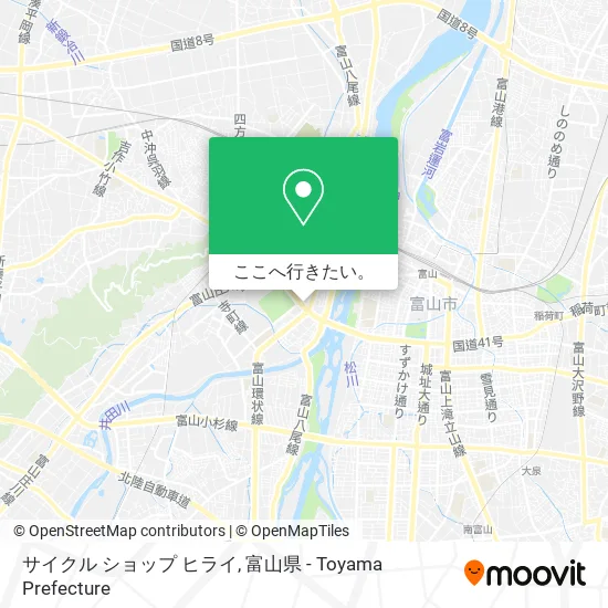 サイクル ショップ ヒライ地図