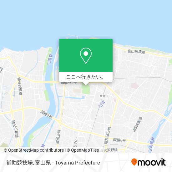 補助競技場地図