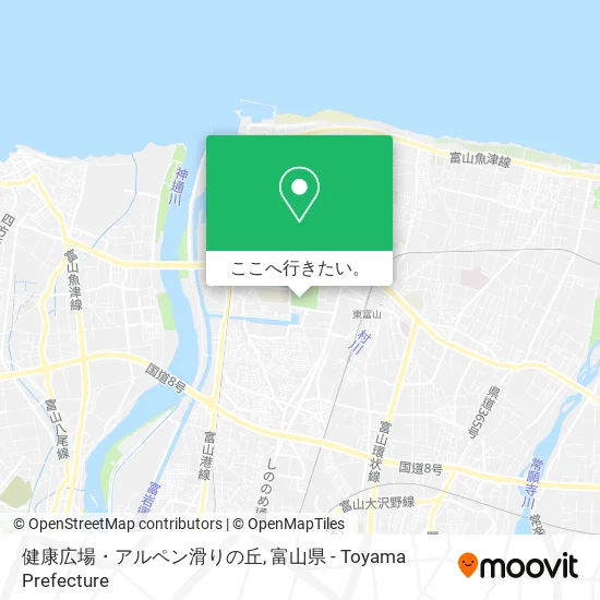 健康広場・アルペン滑りの丘地図