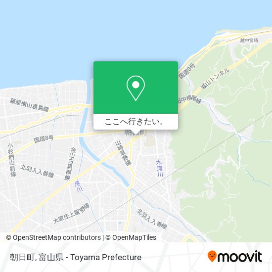 朝日町地図