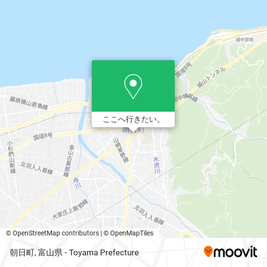 朝日町地図