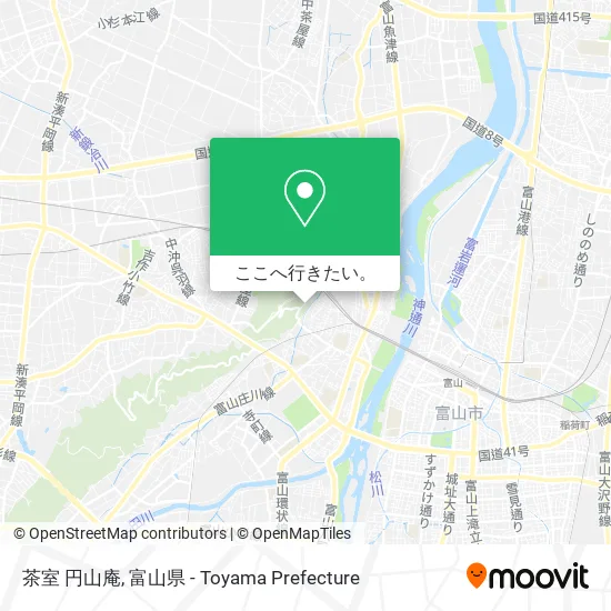 茶室 円山庵地図
