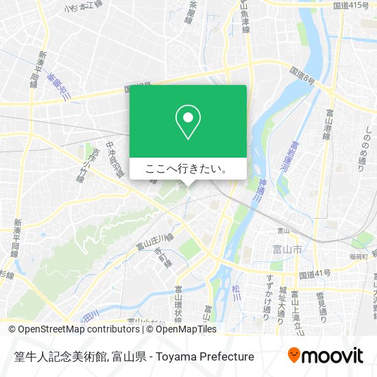 篁牛人記念美術館地図