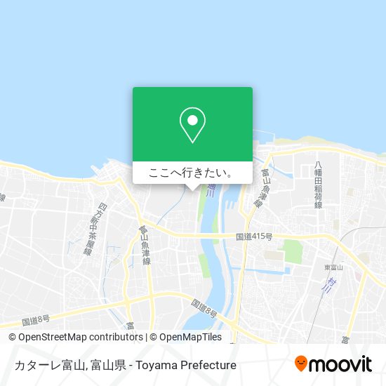 カターレ富山地図