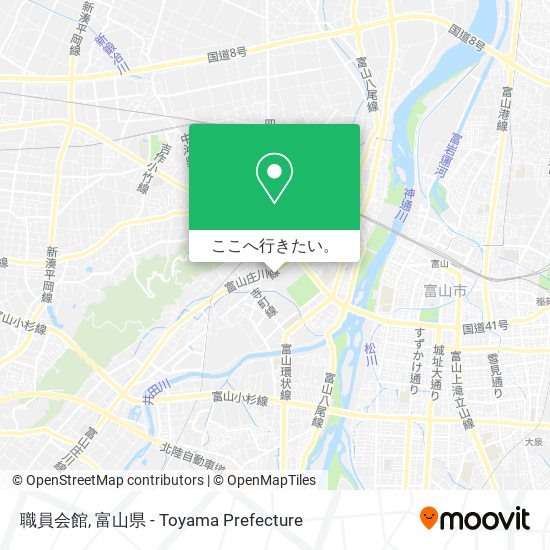 職員会館地図