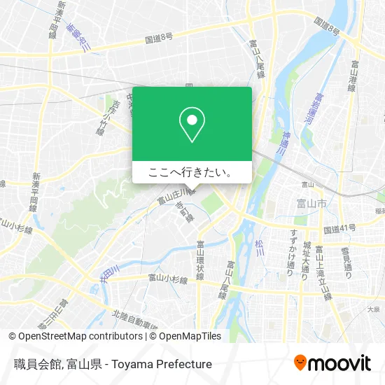 職員会館地図