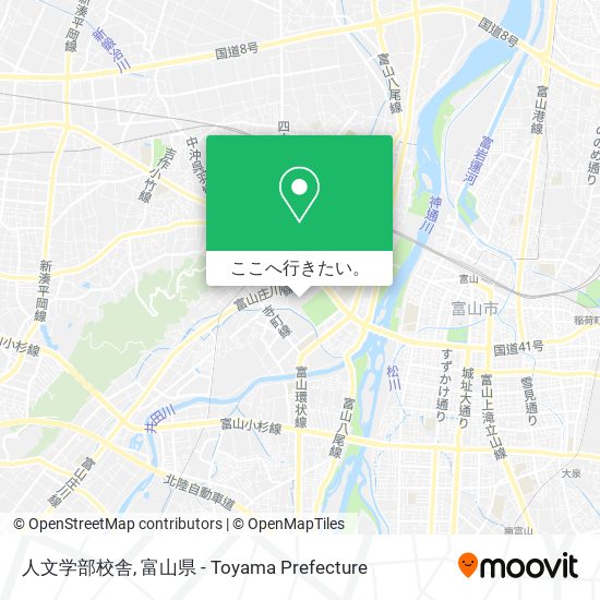 人文学部校舎地図