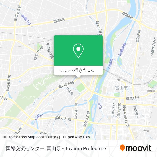 国際交流センター地図
