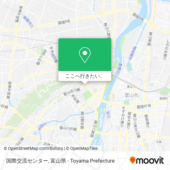 国際交流センター地図