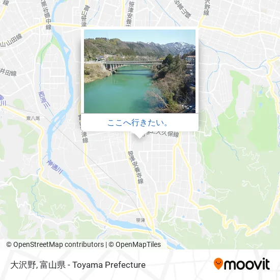 大沢野地図