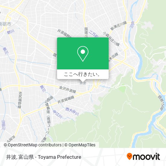 井波地図
