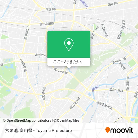 六泉池地図