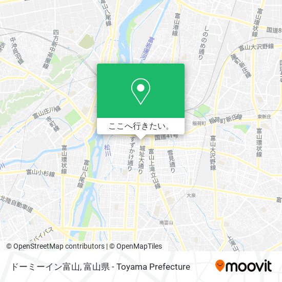 ドーミーイン富山地図