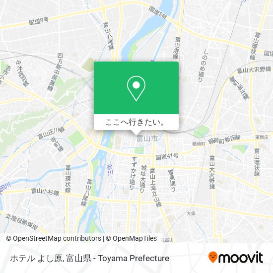 ホテル よし原地図