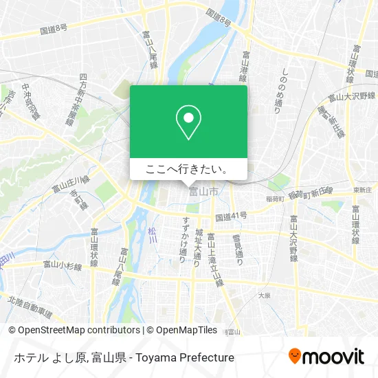 ホテル よし原地図