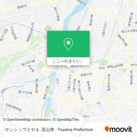 サンシップとやま地図
