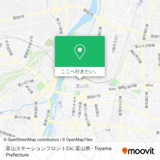 富山ステーションフロントCic地図