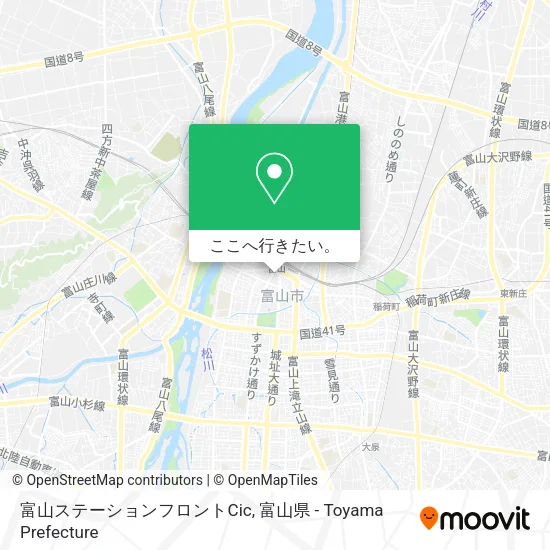富山ステーションフロントCic地図