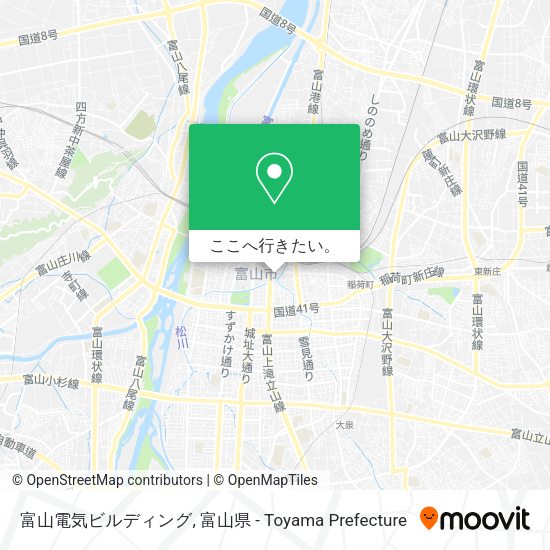 富山電気ビルディング地図