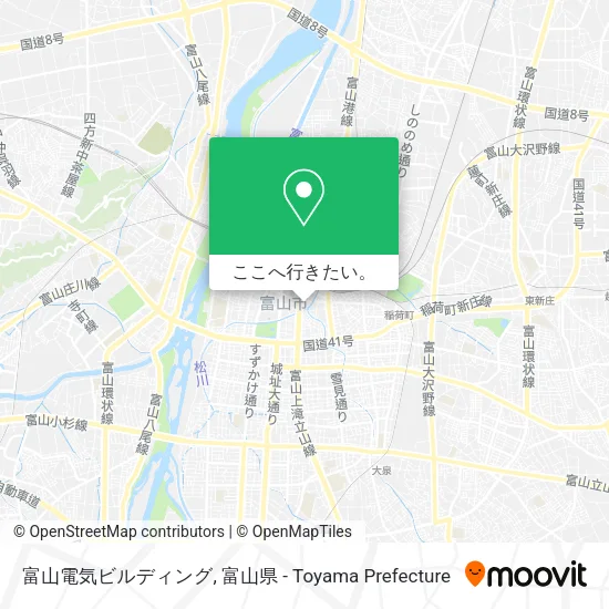 富山電気ビルディング地図