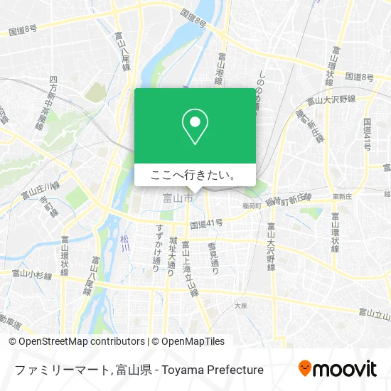 ファミリーマート地図