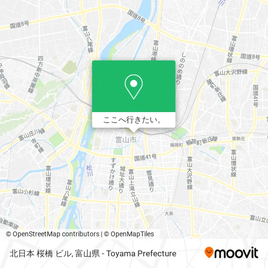 北日本 桜橋 ビル地図