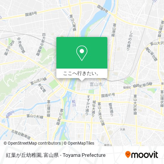 紅葉が丘幼稚園地図