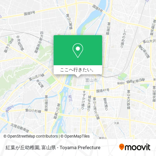 紅葉が丘幼稚園地図