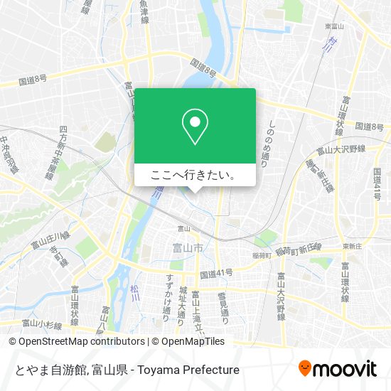 とやま自游館地図