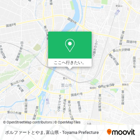 ボルファートとやま地図