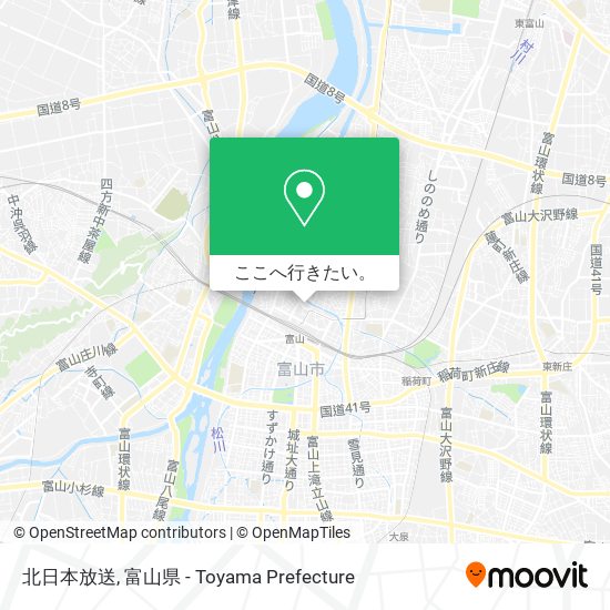 北日本放送地図