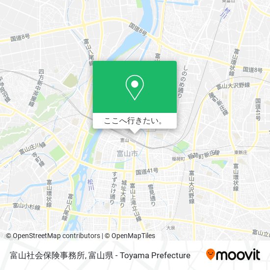 富山社会保険事務所地図
