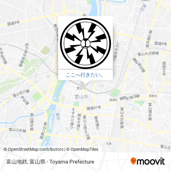 富山地鉄地図