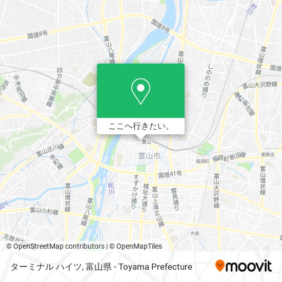 ターミナル ハイツ地図