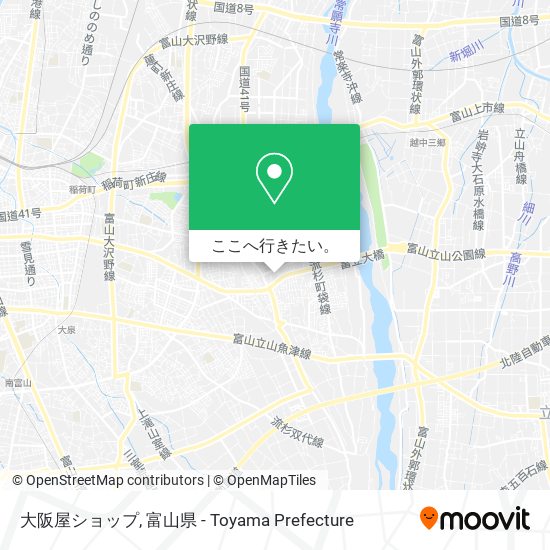 大阪屋ショップ地図