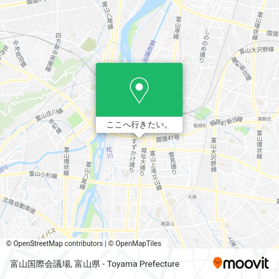 富山国際会議場地図
