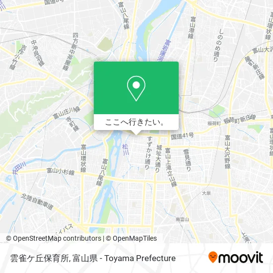 雲雀ケ丘保育所地図