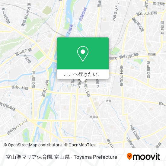 富山聖マリア保育園地図