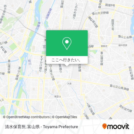 清水保育所地図