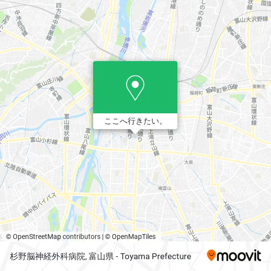 杉野脳神経外科病院地図