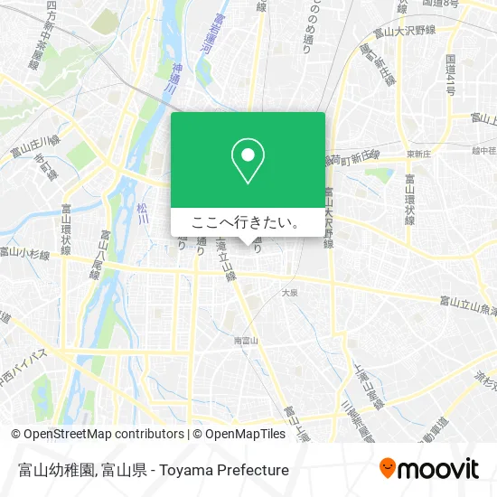 富山幼稚園地図