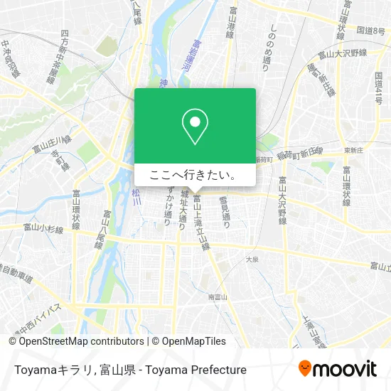 Toyamaキラリ地図