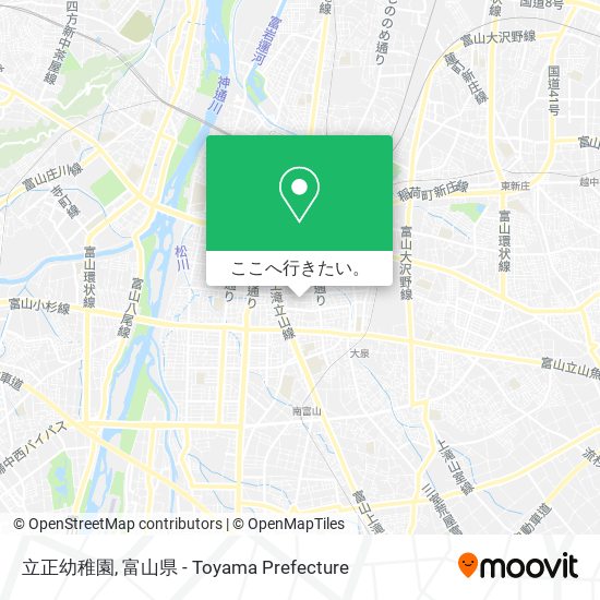 立正幼稚園地図