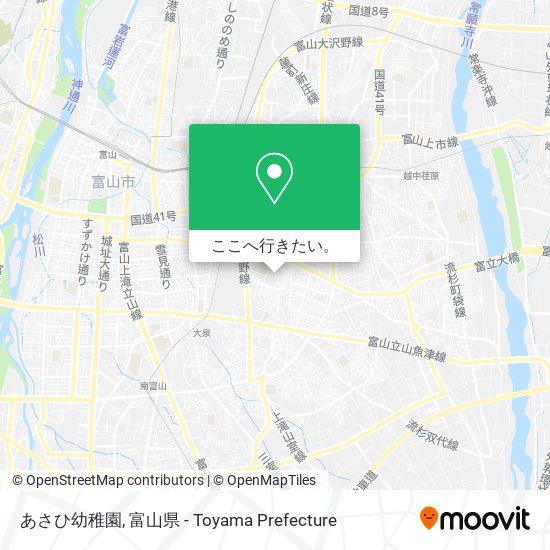 あさひ幼稚園地図